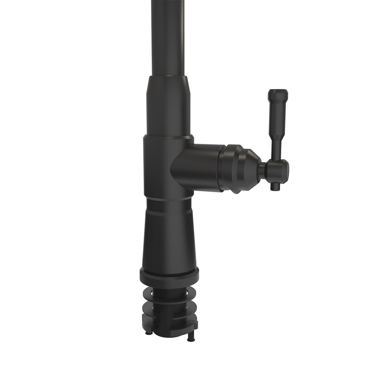 Kitchen Faucet With Pull Down Spring Spout-Matte Black | Alternative Image 05 | finish:Matte Black
