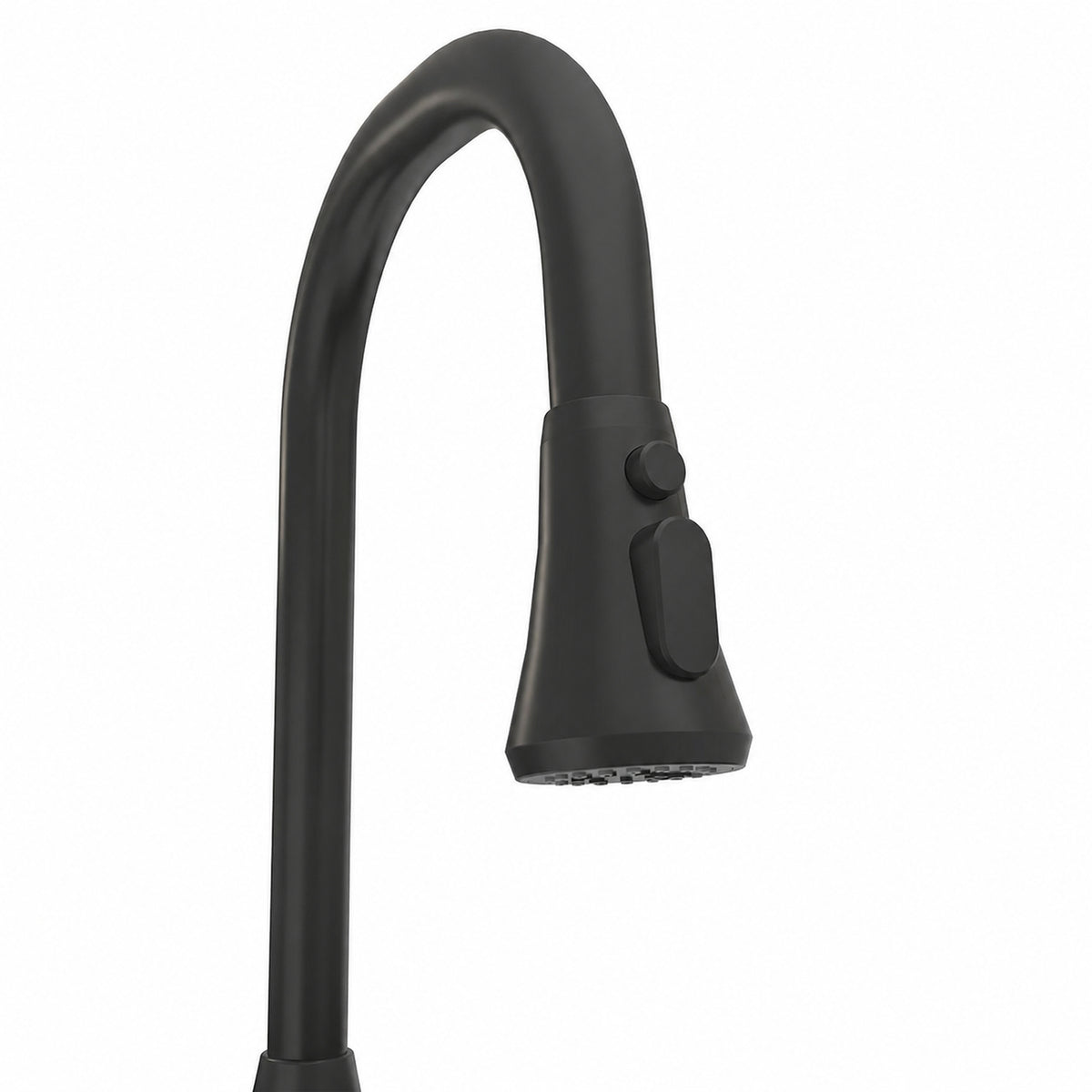 Kitchen Faucet With Pull Down Spring Spout-Matte Black | Alternative Image 06 | finish:Matte Black
