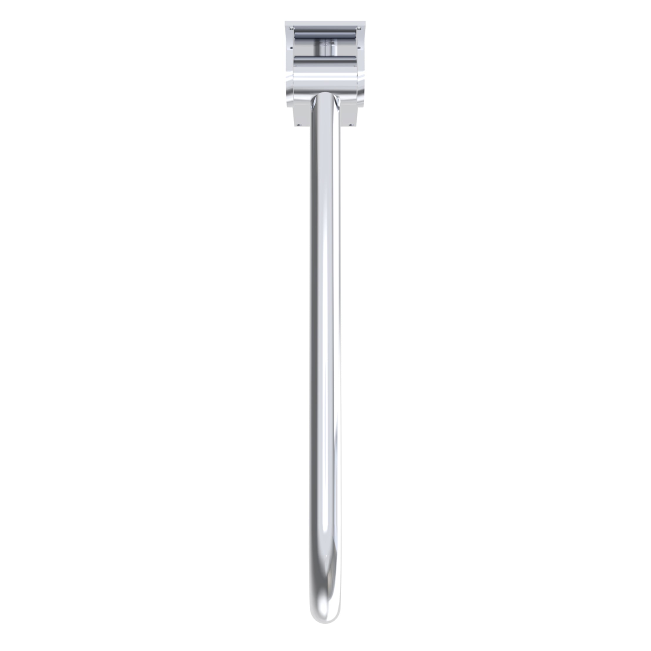 Custos 24 Inch, High Grade- Stainless Steel, Space Saving Flip Up Toilet Grab Bar - Chrome | Alternative Image 04 | finish:Chrome
