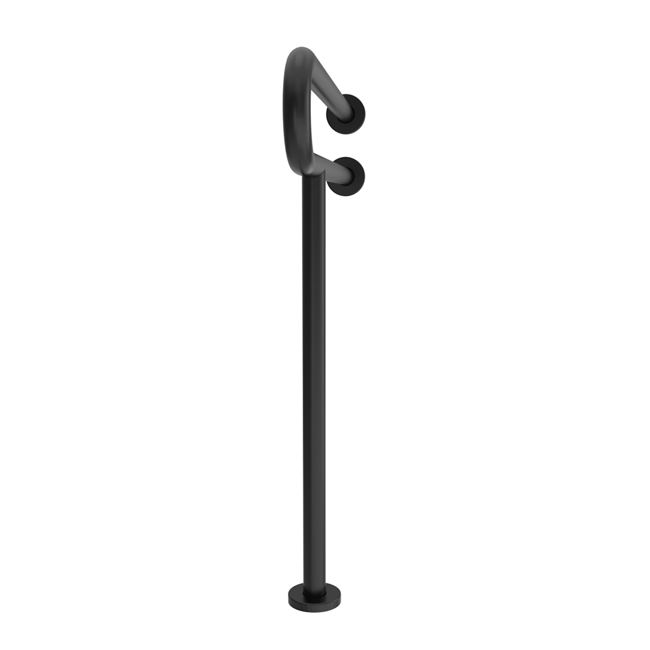 Cohors 28 Inch Toilet Grab Bar - Matte Black | Alternative Image 02 | finish:Matte Black