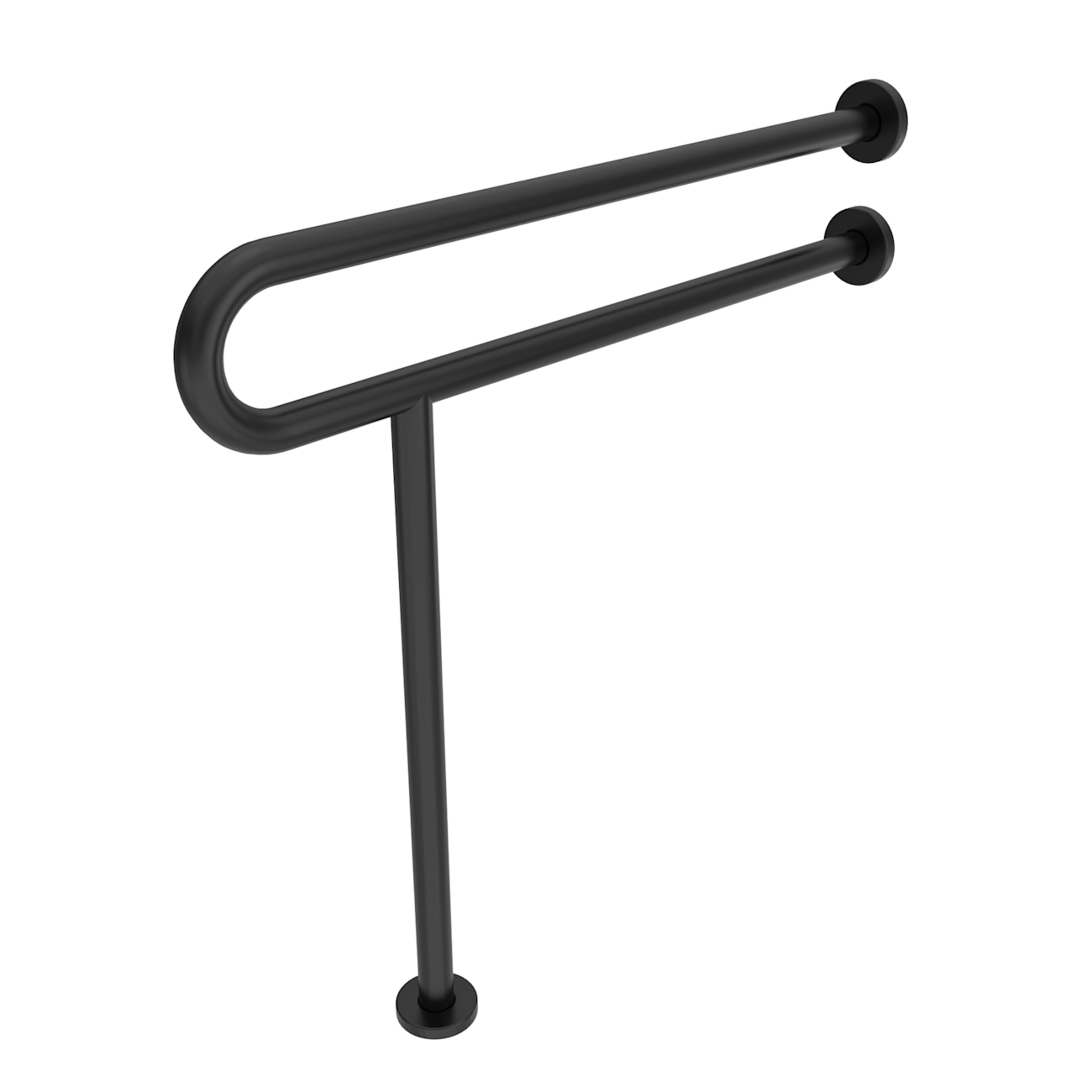 Cohors 28 Inch Toilet Grab Bar - Matte Black | Alternative Image 01 | finish:Matte Black