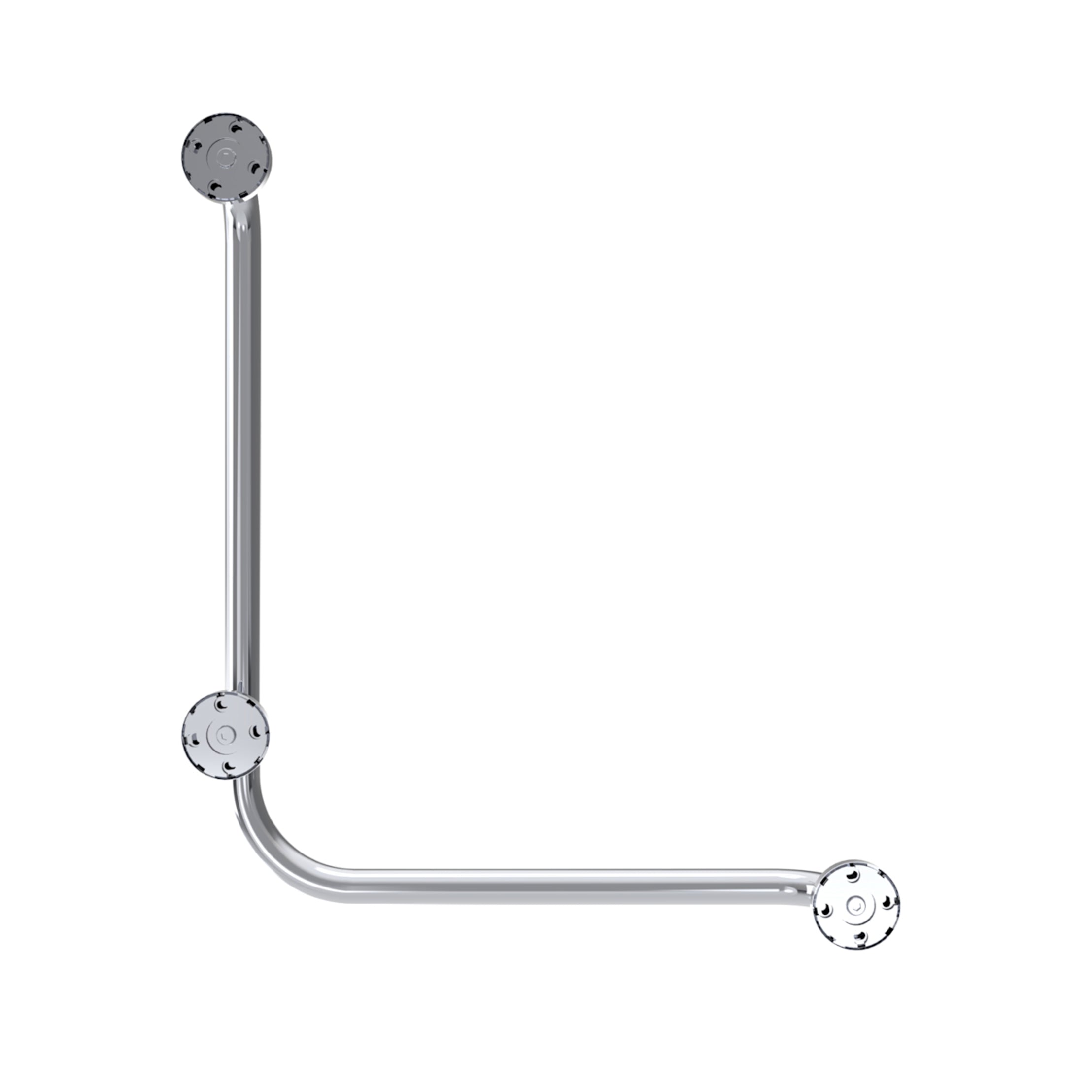 Clavis 28 Inch Bathroom Grab Bar - Chrome | Alternative Image 03 | finish:Chrome