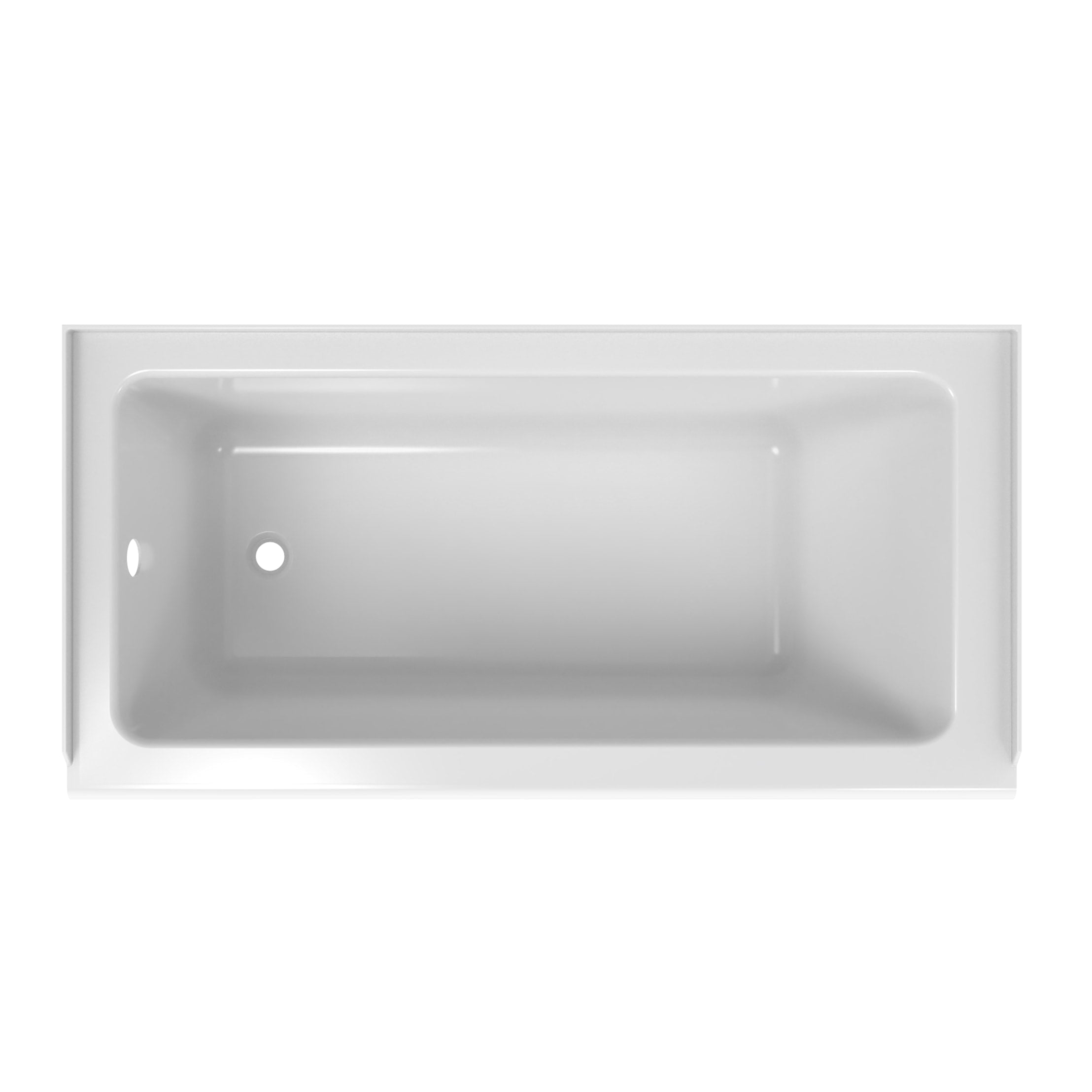 Laken 60 x 32-Inch Integral Apron Bathtub With Left-Hand Outlet | Alternative Image 05 | length:60 | drain location:Left