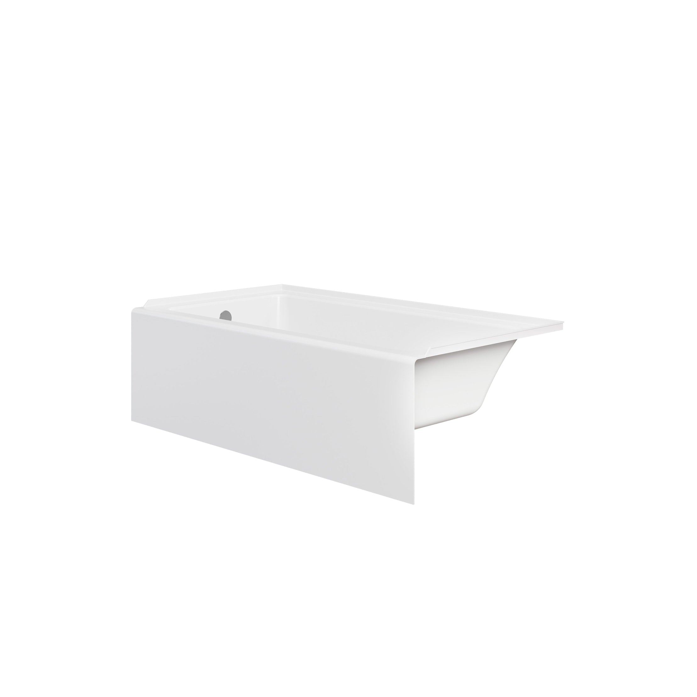 Nolyn 60 x 30-Inch Integral Apron Bathtub Above Floor Rough with Left-Hand Outlet | Alternative Image 03 | drain location:Left