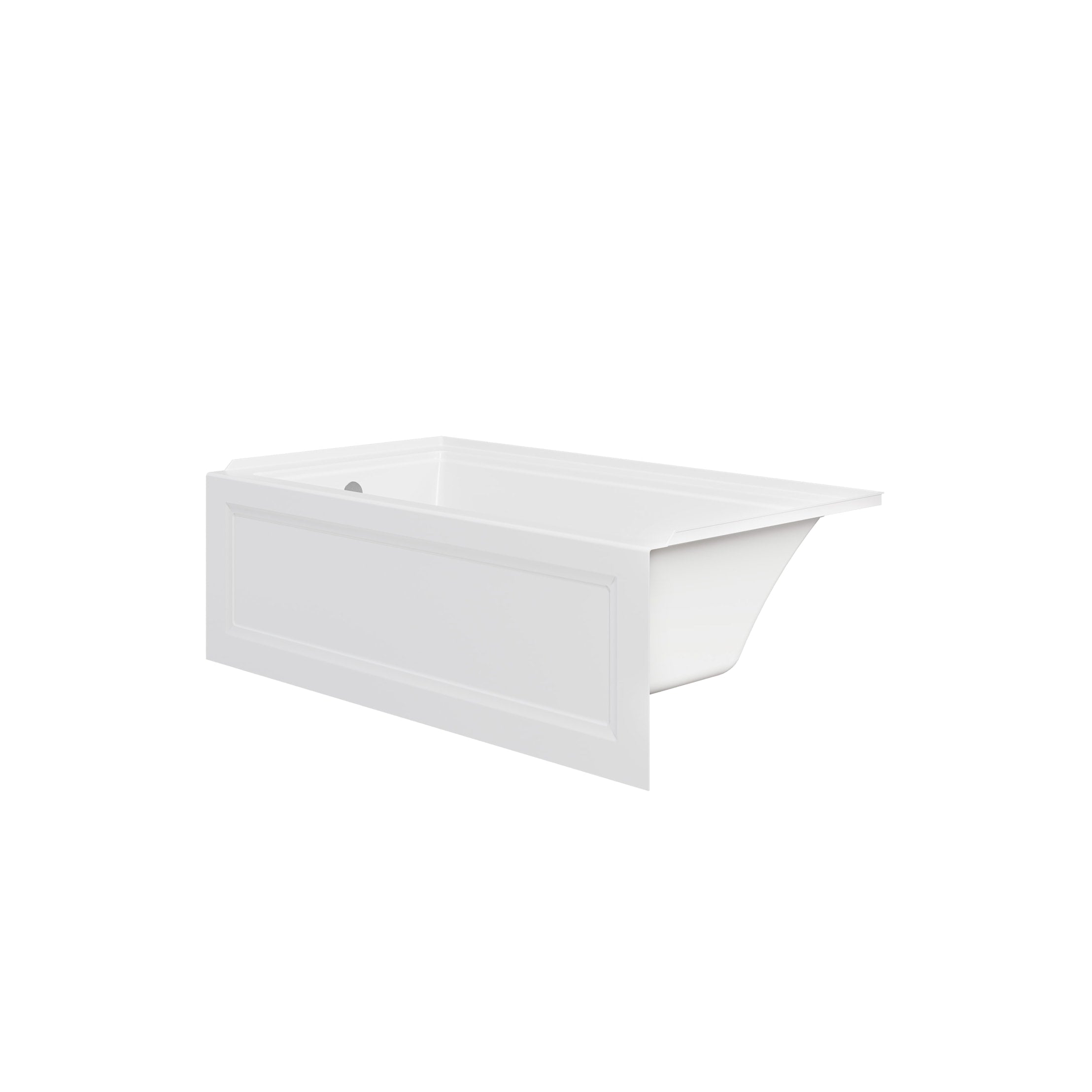 Romy 60 x 32-Inch Integral Apron Bathtub With Left-Hand Outlet | Alternative Image 03 | length:60 | drain location:Left