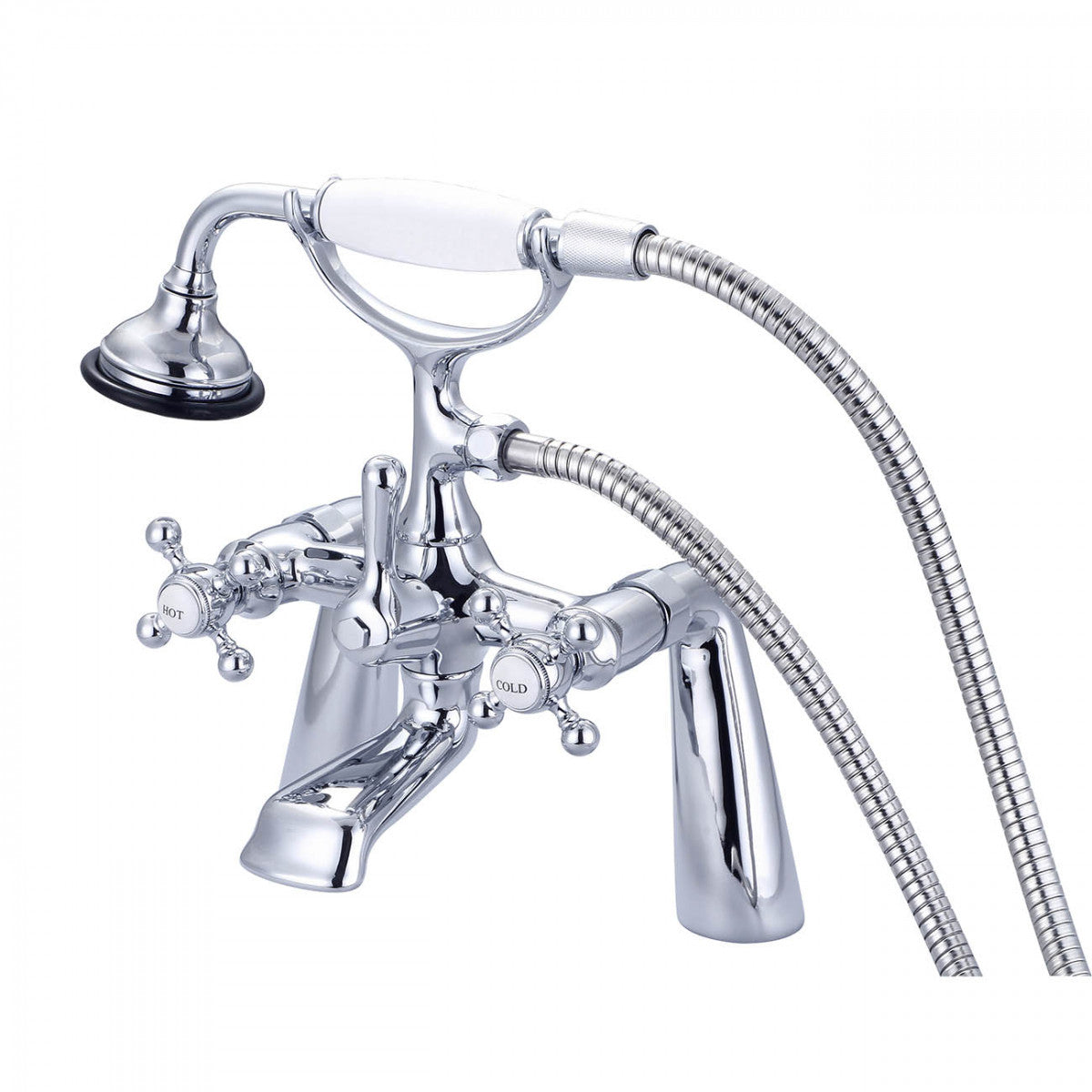 Rim Mount English Telephone Faucet - Classic Spout | Alternative Image 03 | finish:Chrome