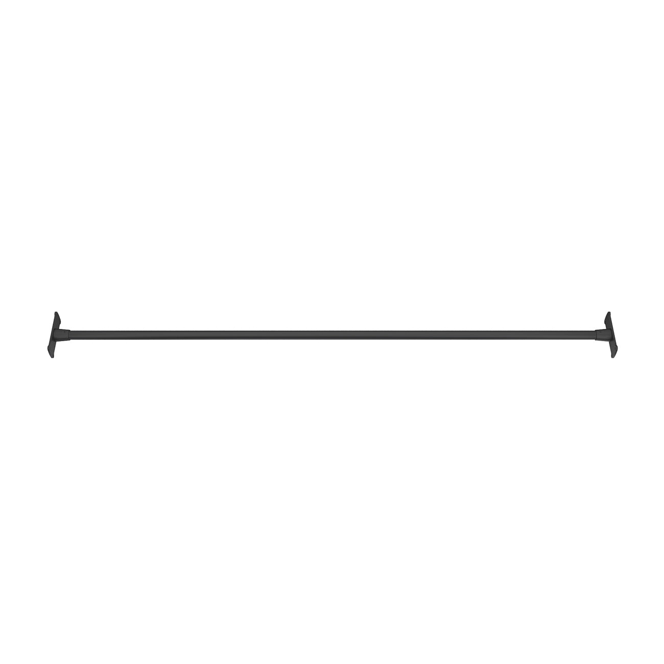 Single Straight Shower Curtain Rod | Alternative Image 03 | finish:Matte Black