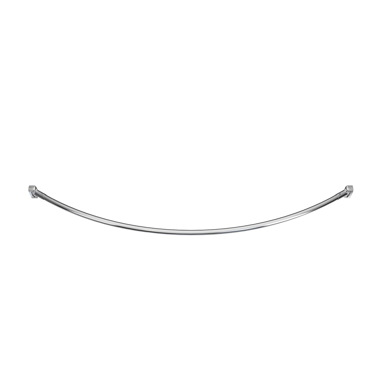 Single Curved Shower Curtain Rod | Alternative Image 02 | finish:Chrome