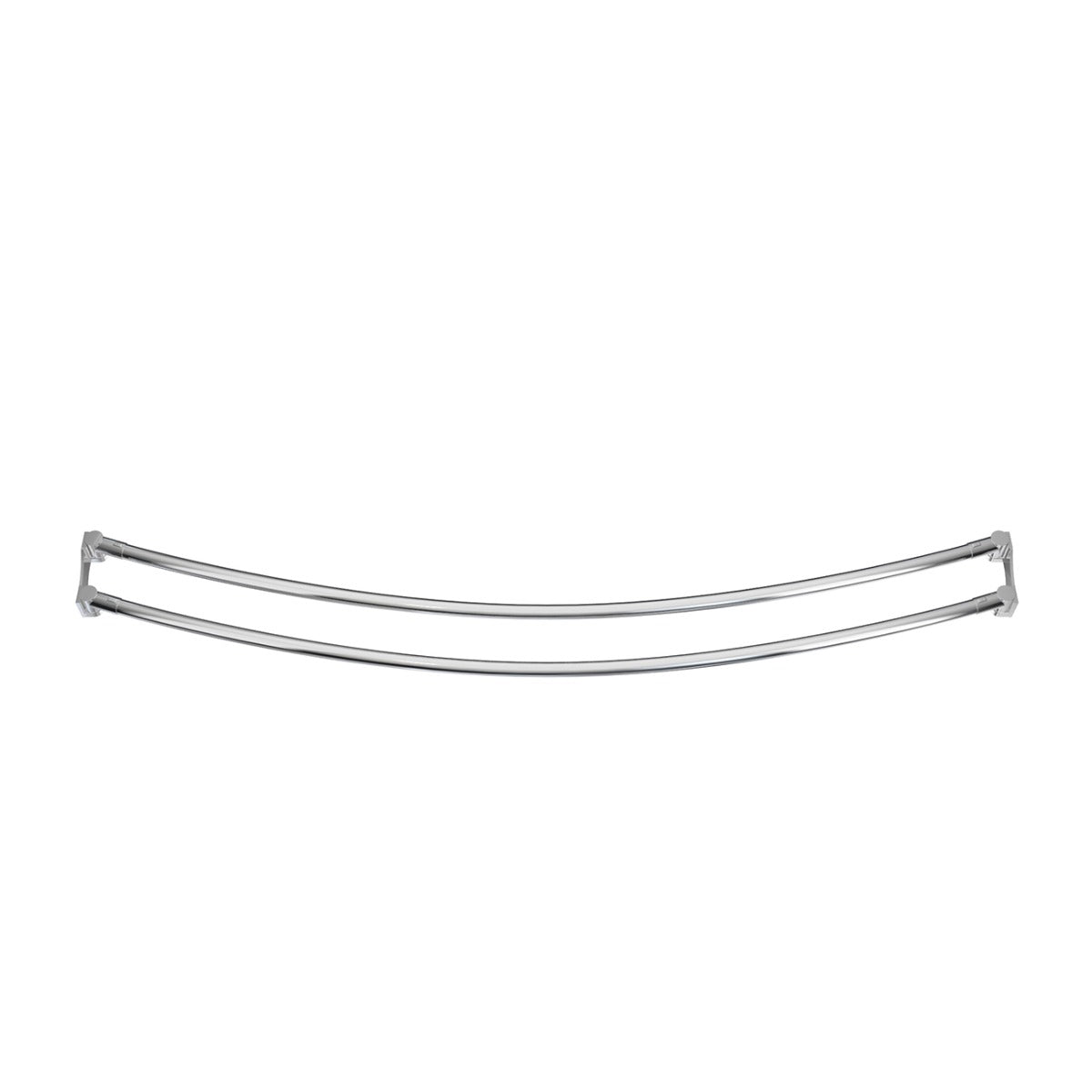 Dual Curved Shower Curtain Rod | Alternative Image 02 | finish:Chrome