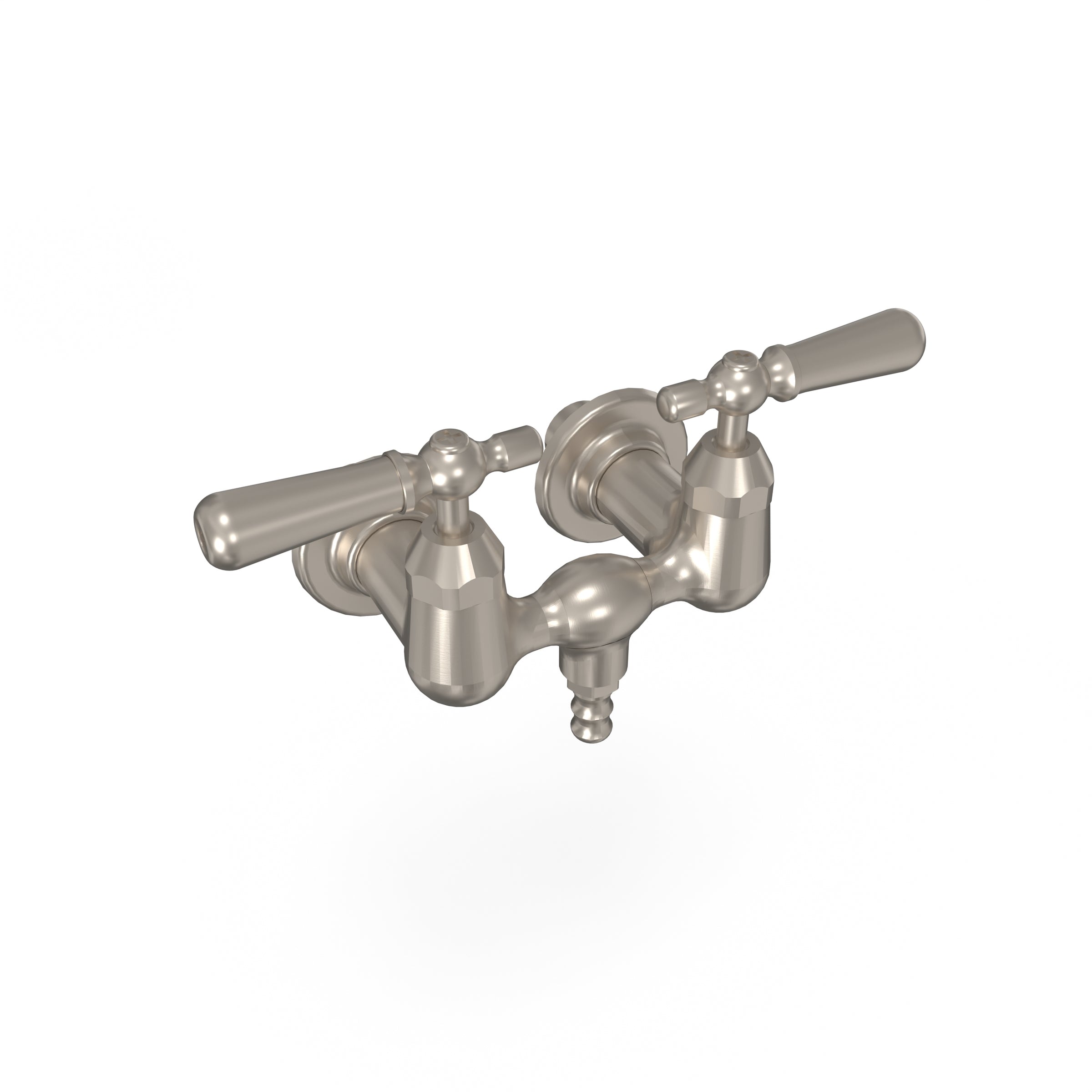 Clawfoot Bathtub Wall Mount Downspout Faucet | Alternative Image 03 | finish:Brushed Nickel