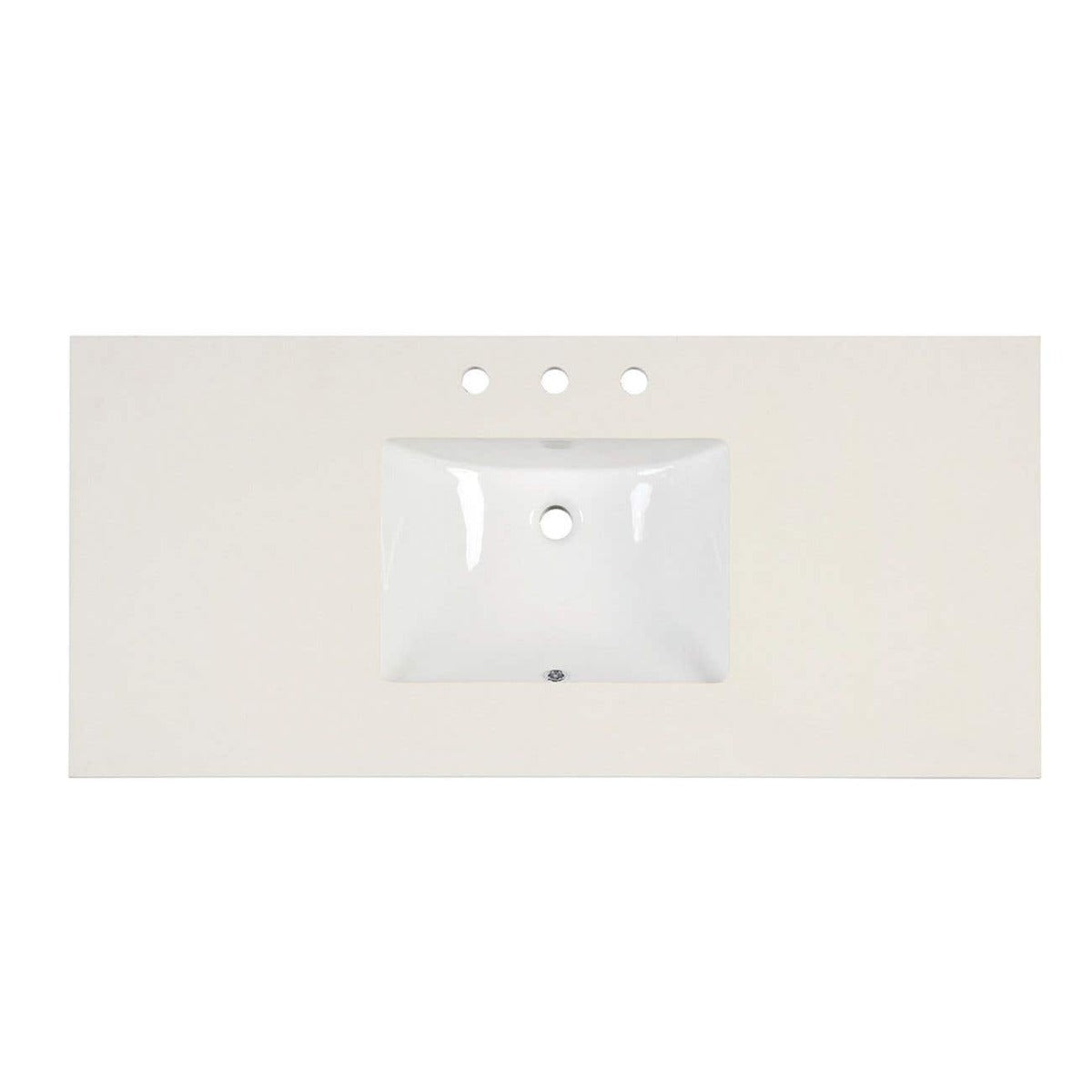 Wexler 48 Inch Solid Oak Bathroom Vanity | Alternative Image 10 | countertop finish:No Top | sink style:None | faucet centers:None