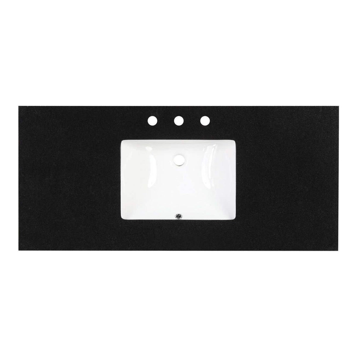 Wexler 48 Inch Solid Oak Bathroom Vanity | Alternative Image 11 | countertop finish:No Top | sink style:None | faucet centers:None