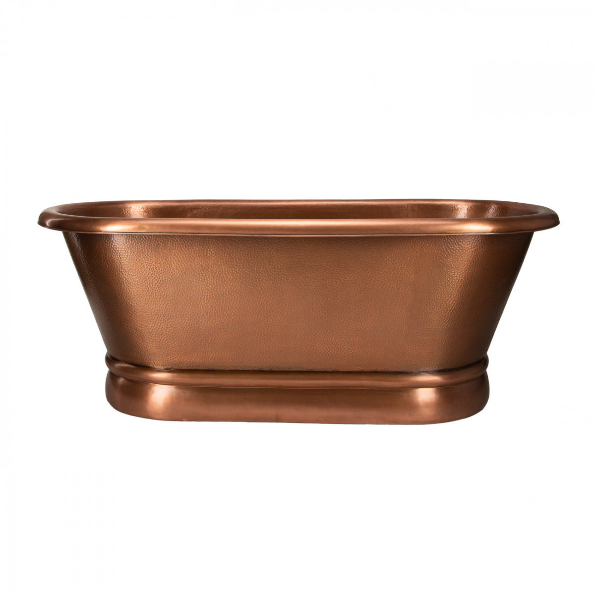 Cali 66 Inch Copper Freestanding Double Ended Bathtub - Medium Copper | Alternative Image 04 | length:66
